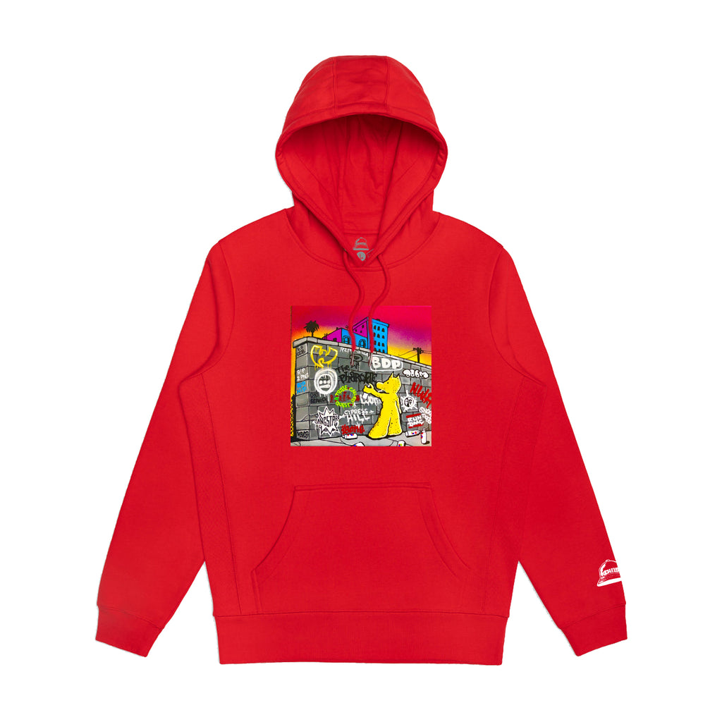KENEOS ONE RAPPCATS HOODIE - RED