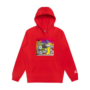 KENEOS ONE RAPPCATS HOODIE - RED