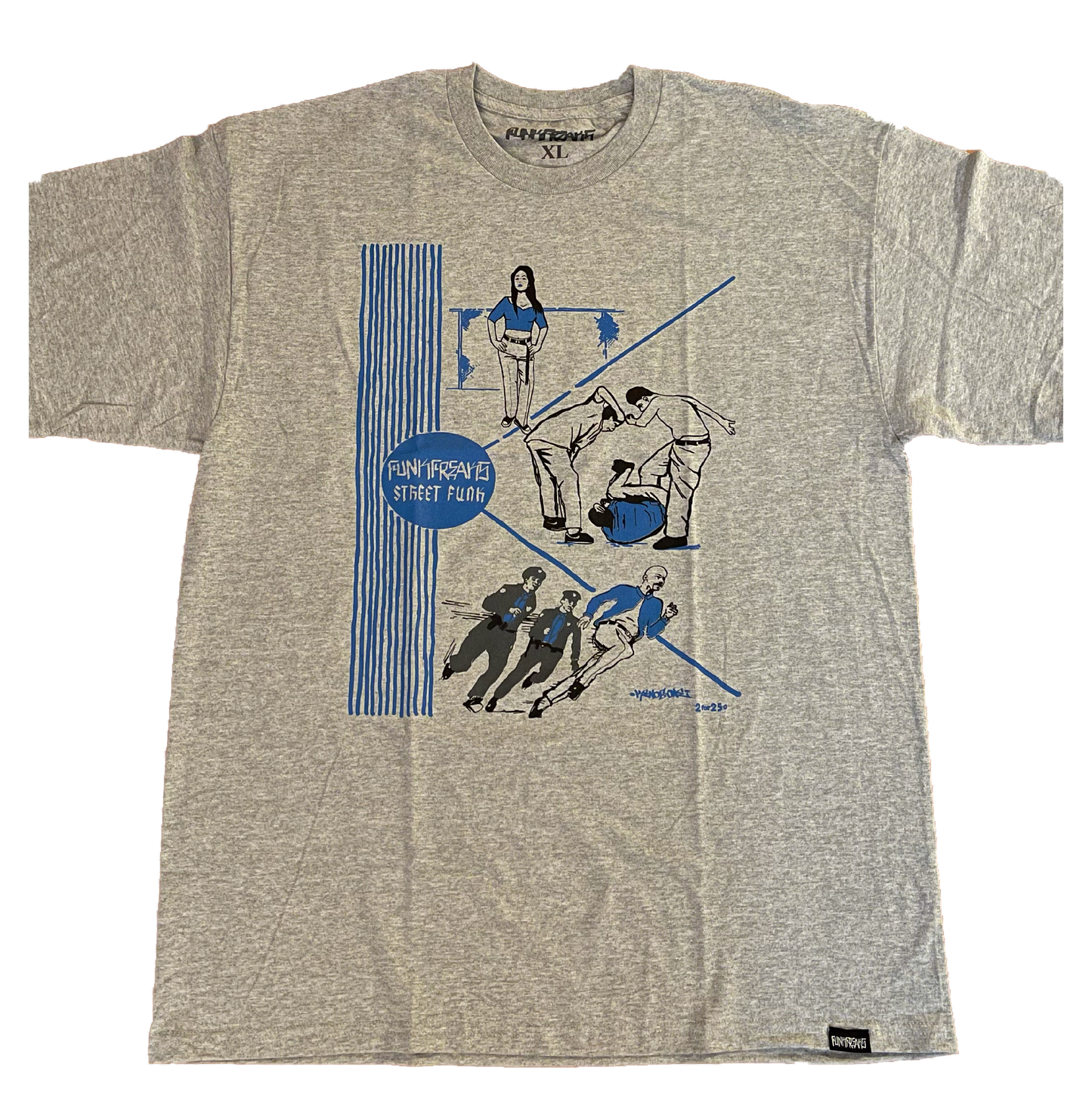 Pinche Pee Chee Tee’s (grey & blue)