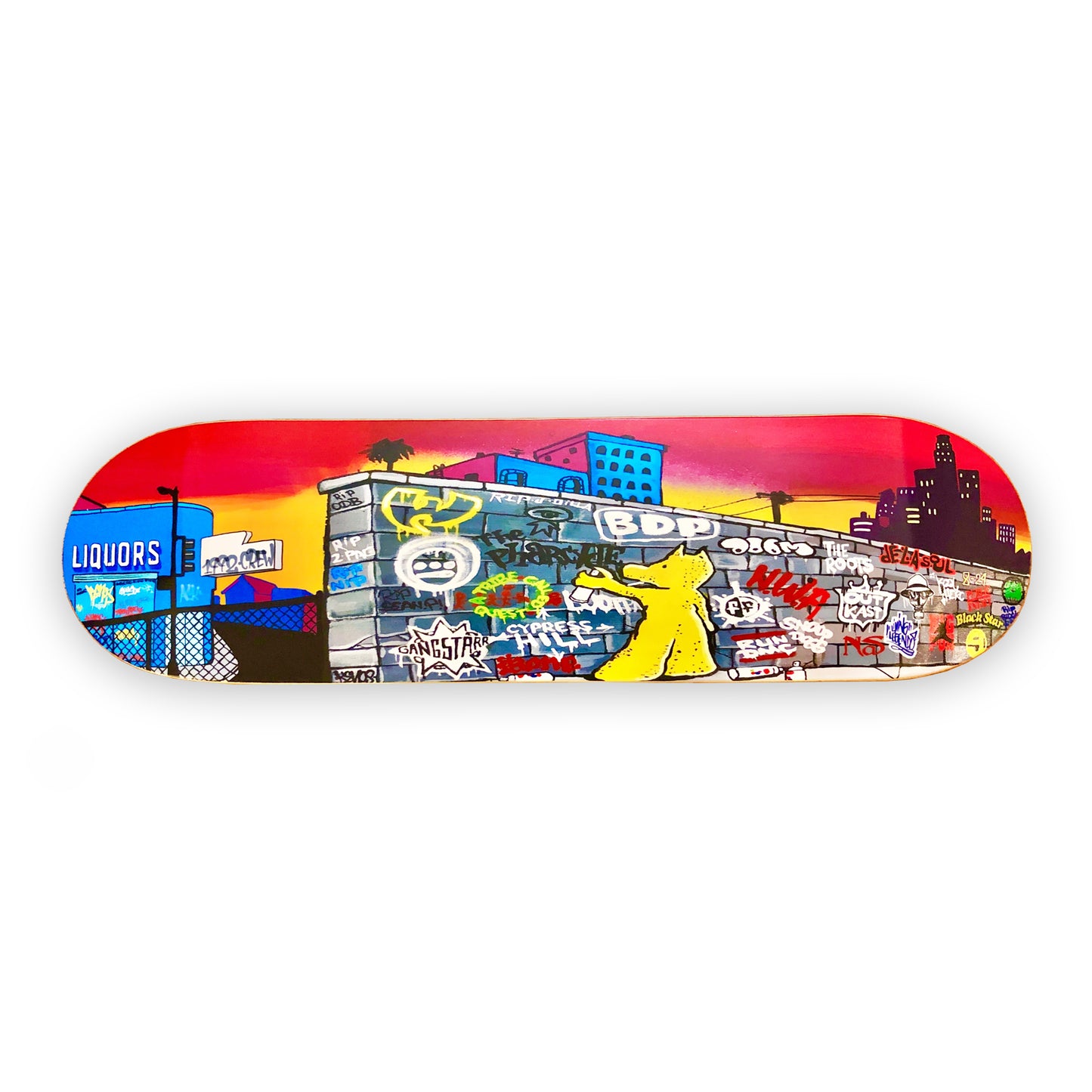 KENOS ONE RAPPCATS SKATEBOARD DECK