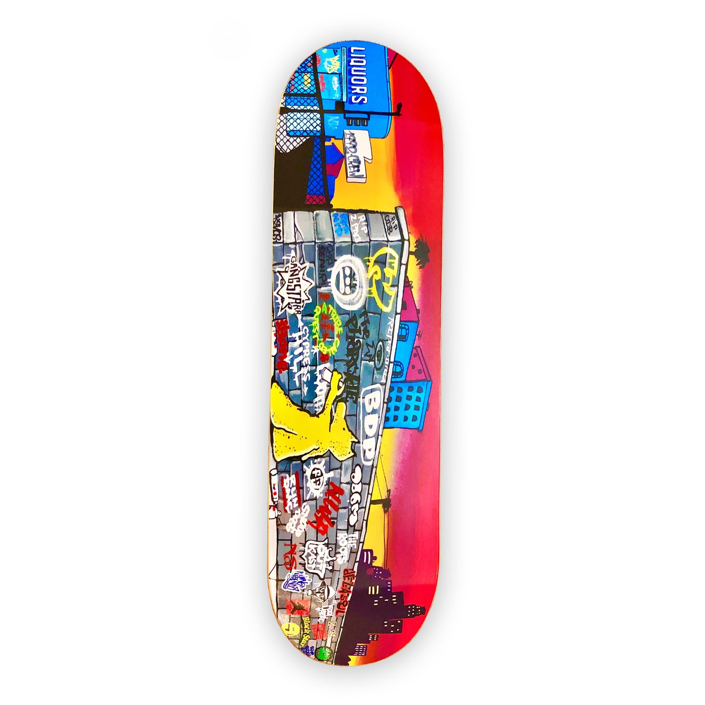 KENOS ONE RAPPCATS SKATEBOARD DECK