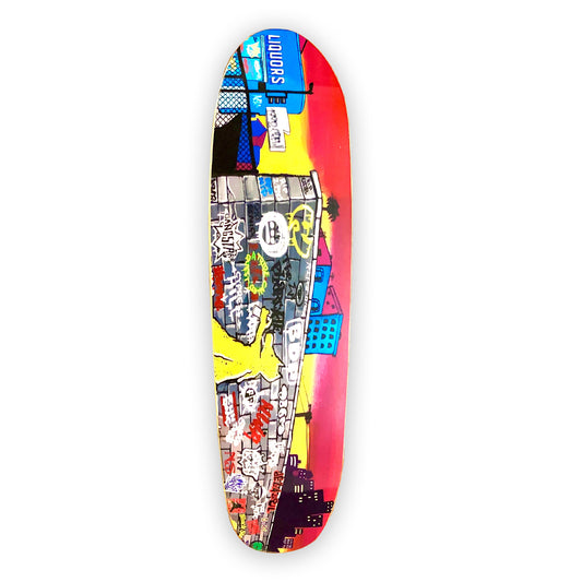 KENOS ONE RAPPCATS SKATEBOARD DECK (MINI CRUISER)