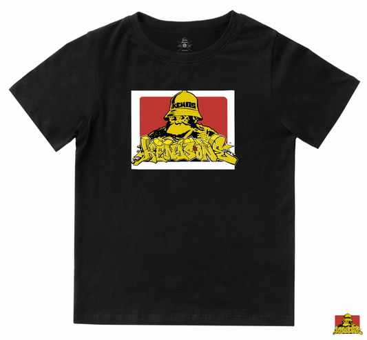 Kenos Davis (Print) Black T-Shirt
